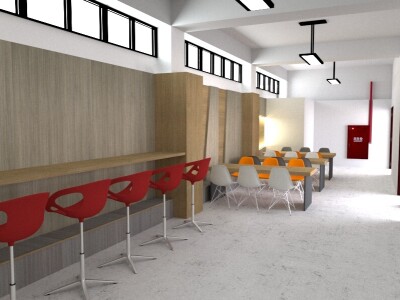 某學校休憩空間美化