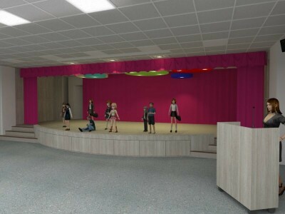 某幼兒園舞台示意