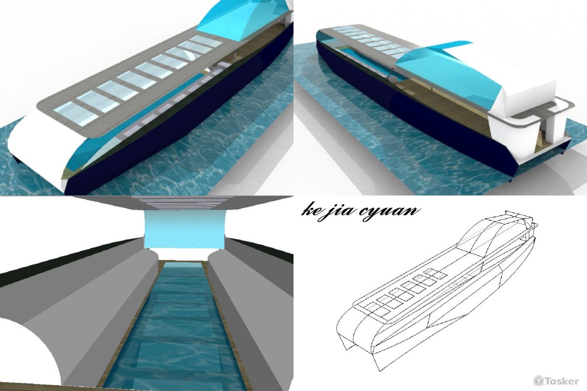 馬爾地夫半潛式海底觀光船
