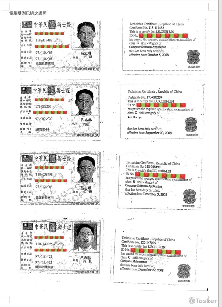 技術士證書參考