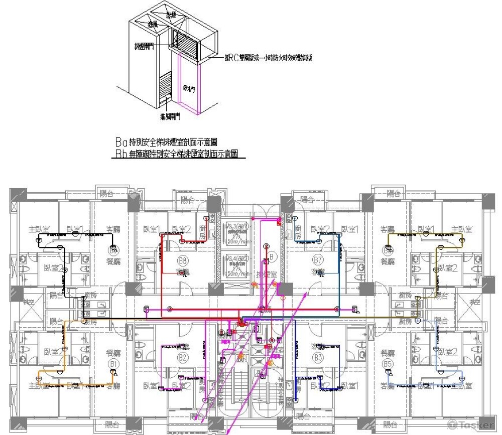 消防設備管線配置圖