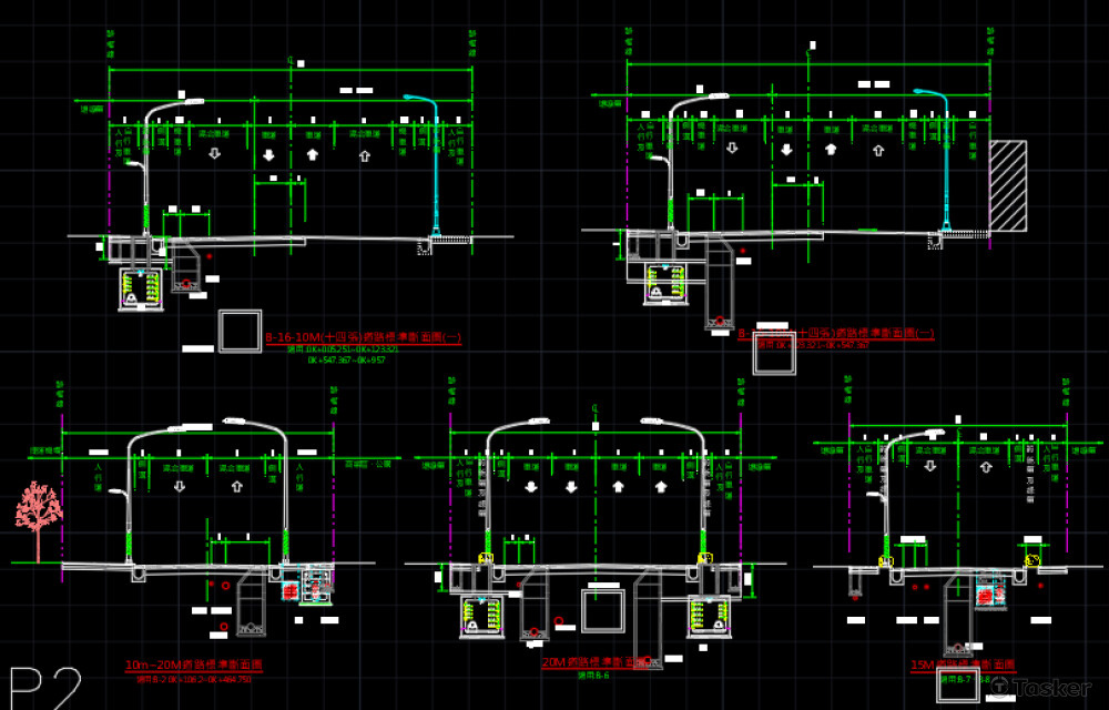 景觀及道路圖面