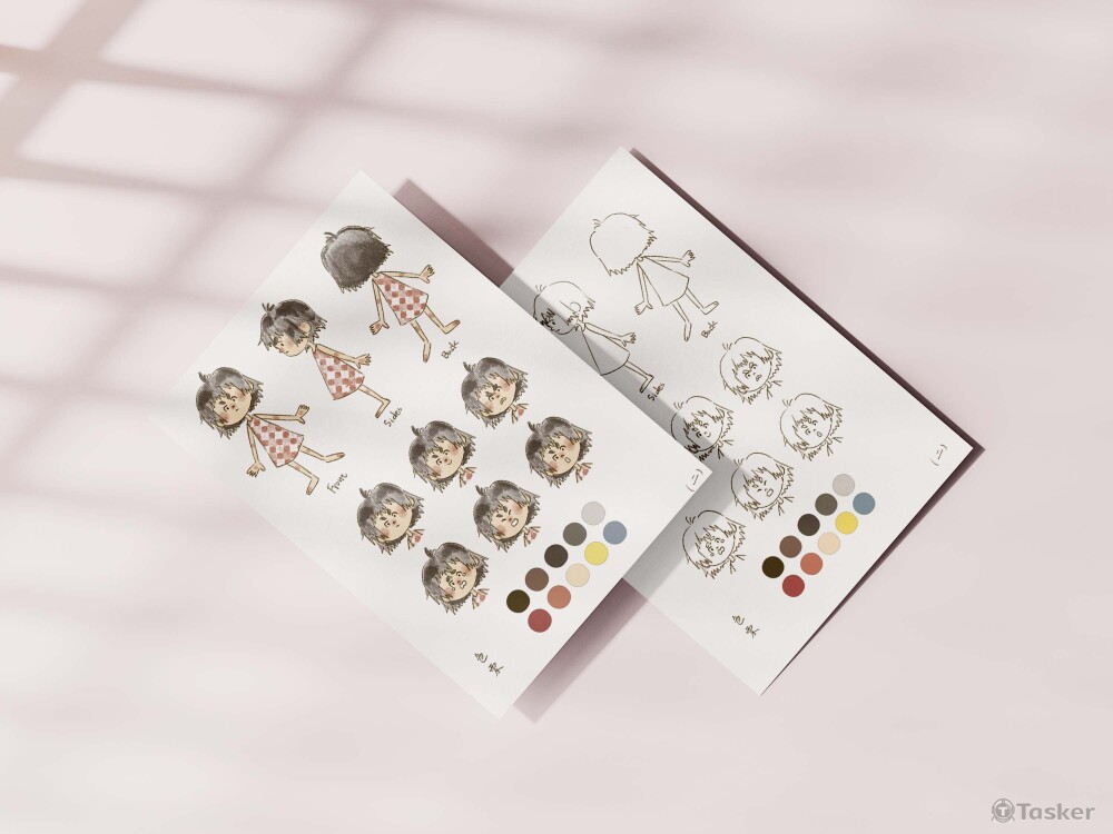 角色設計ˍ跑到哪裡去了？ˍ米香