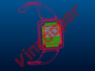 運動手環之電路與機構設計