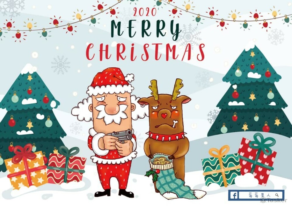 2020聖誕卡設計