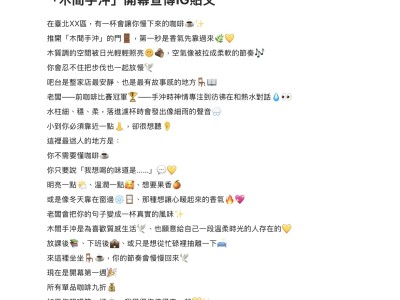 社區貼文示範作品