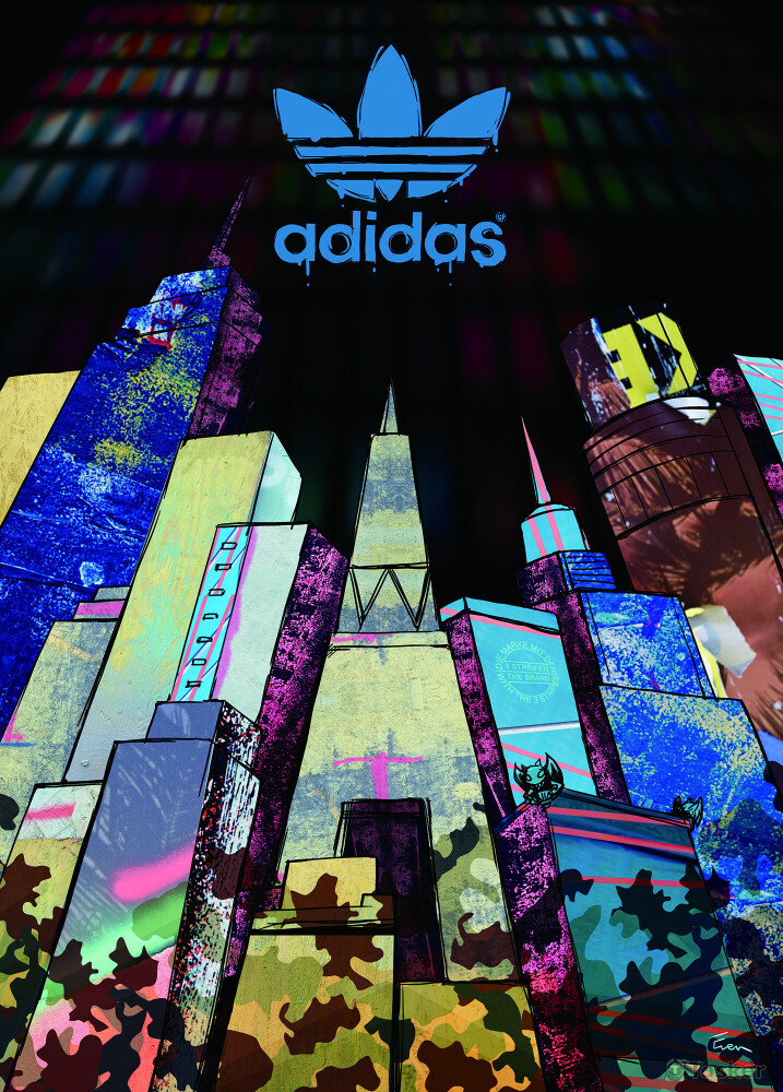 ADIDAS 2014-12月店內海報