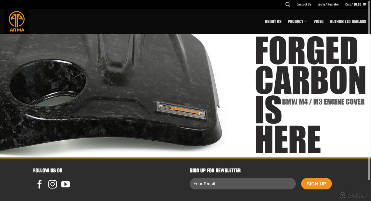 汽車用品及改裝零件品牌全球網站(RWD/購物車/國外金流串接)