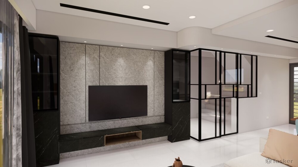 客廳電視牆-彩圖