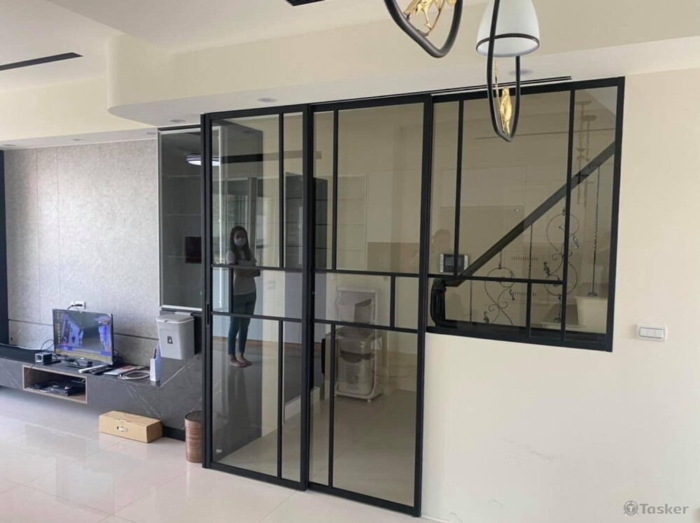 客廳電視牆完成品-2