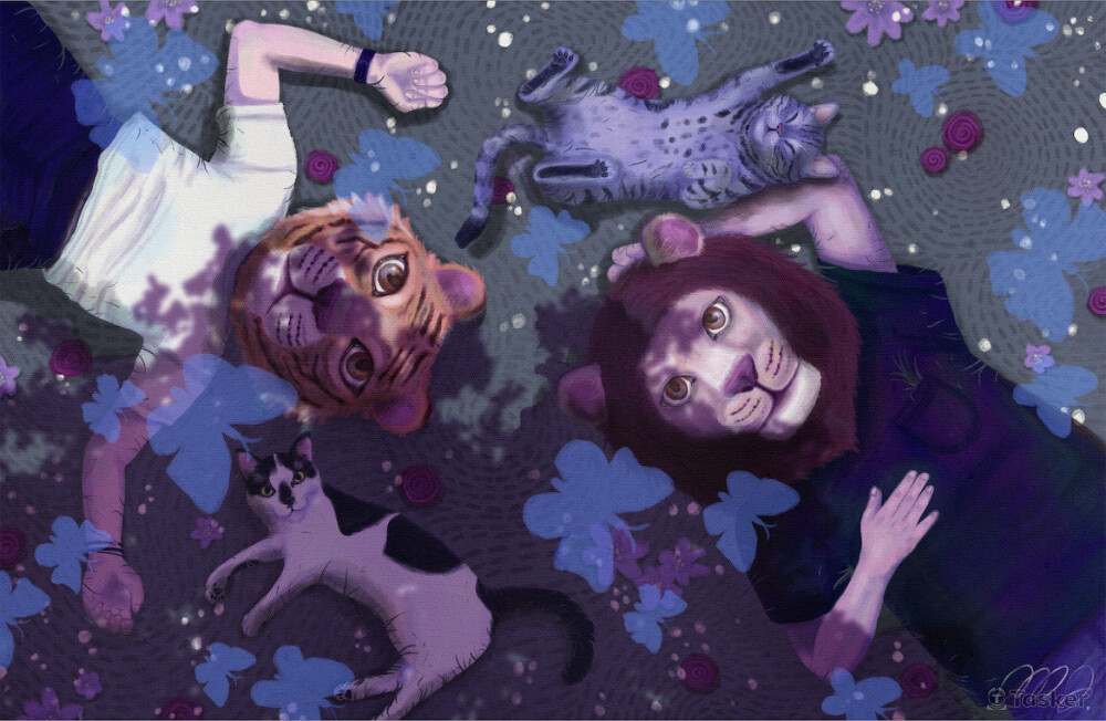 全家幅創意插畫設計