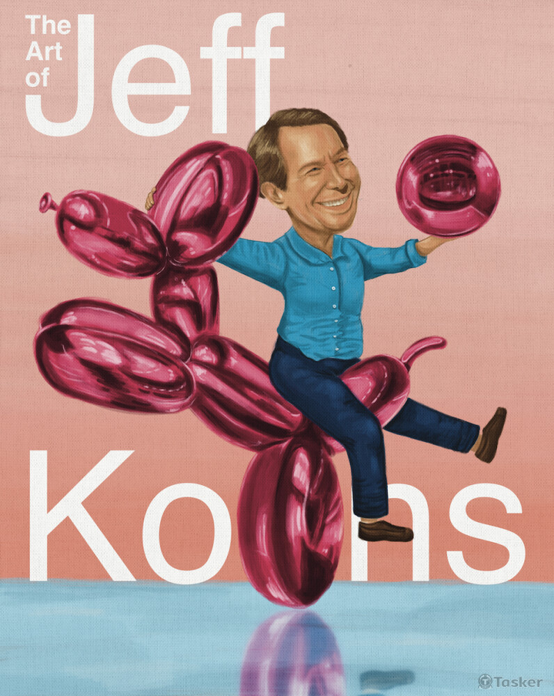 傑夫·昆斯手作書封面