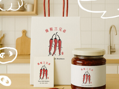 辣椒三兄弟 品牌設計包裝