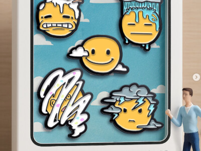 Weather Emoji徽章組