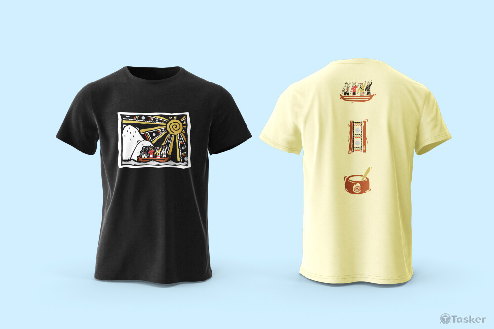 原住民風格T-shirt設計