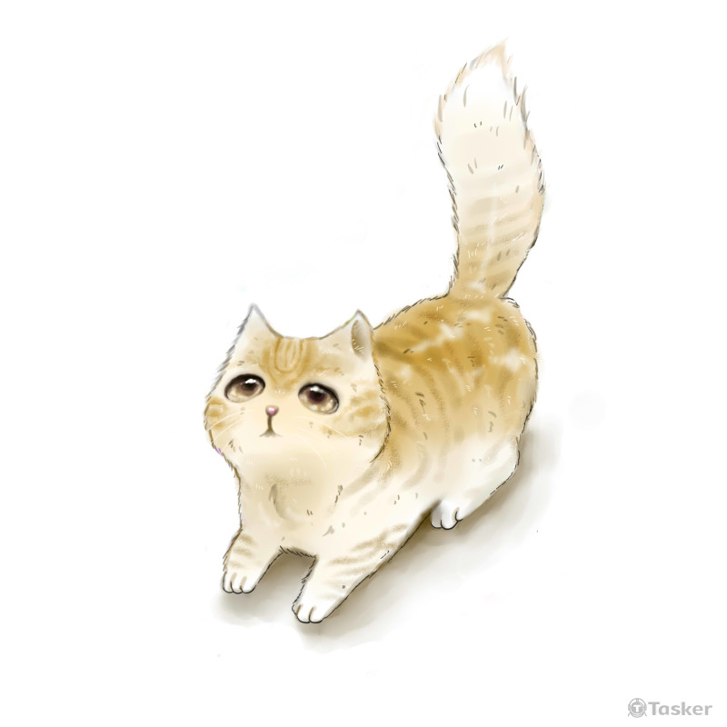 看看我。-貓咪(電繪)