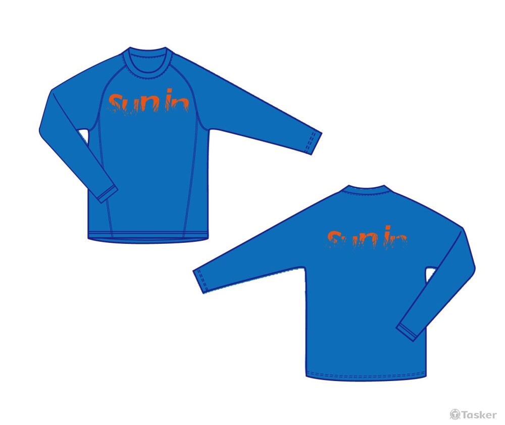 SUNIN戶外機能服飾-圓T印圖設計(草原)