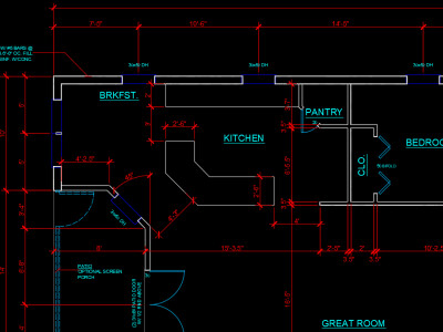 AutoCad 2D 平面圖繪製