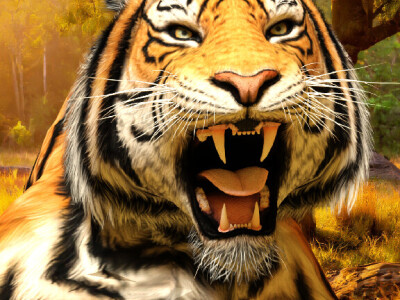 寫實動物3D模型含Rigging