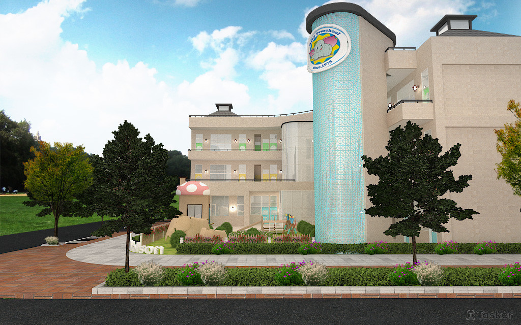 某連鎖幼兒園外觀設計-1