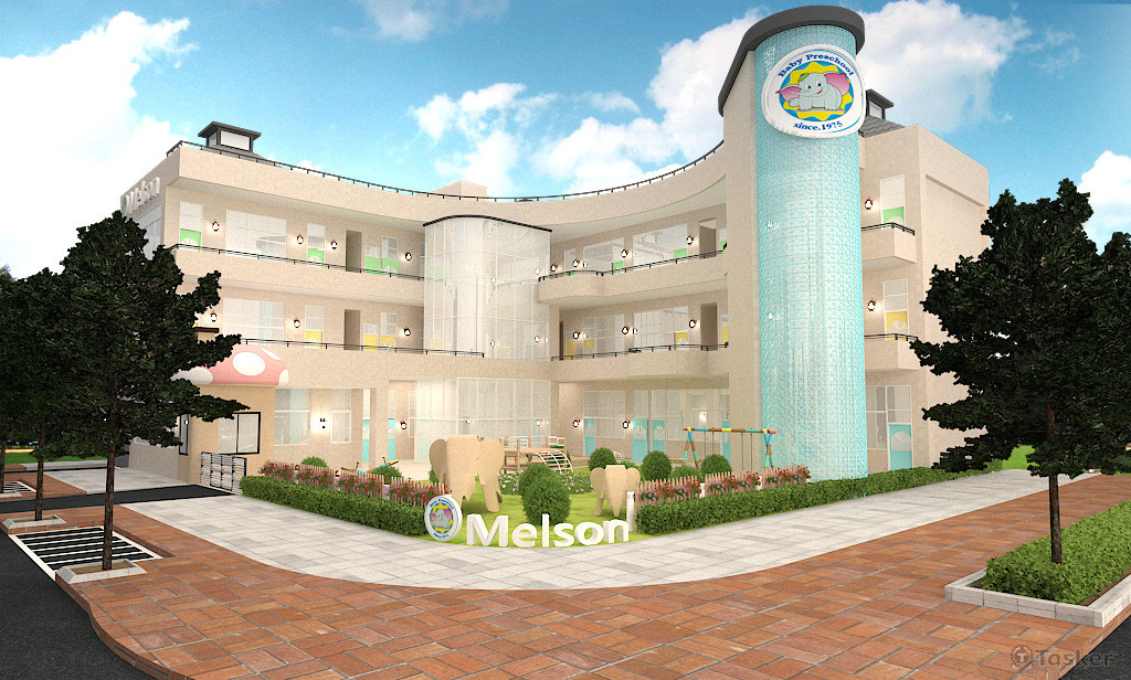 某連鎖幼兒園外觀設計-2