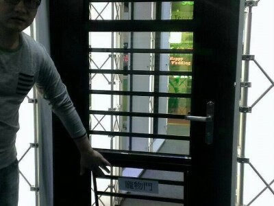 3合1通風門加裝寵物門