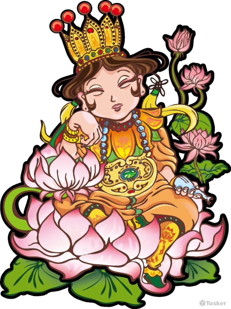 電繪-觀音_公仔