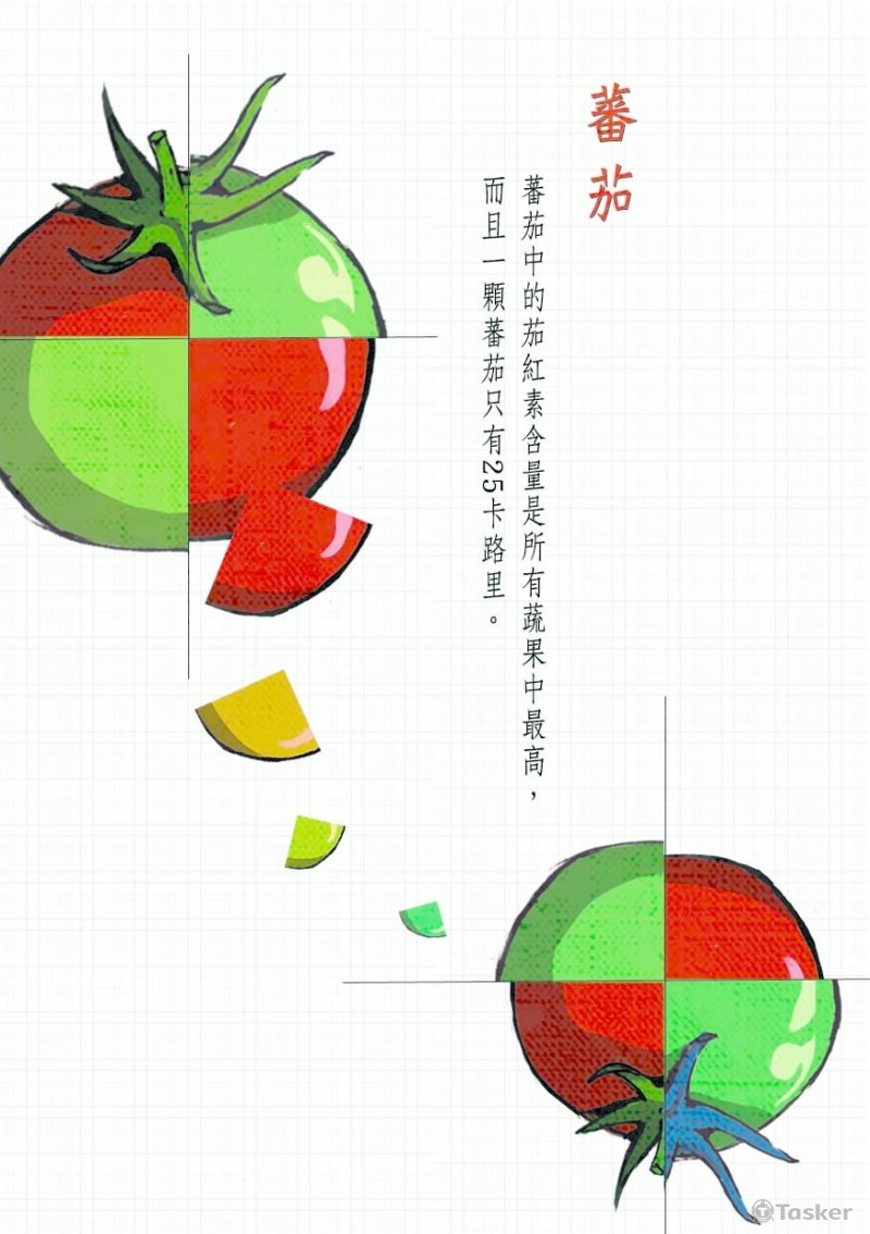 食材種類圖像_版面編排_圖卡設計