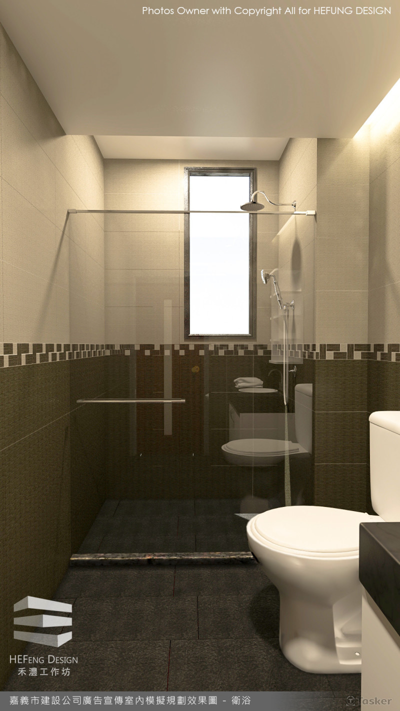 三樓衛浴室內模擬規劃