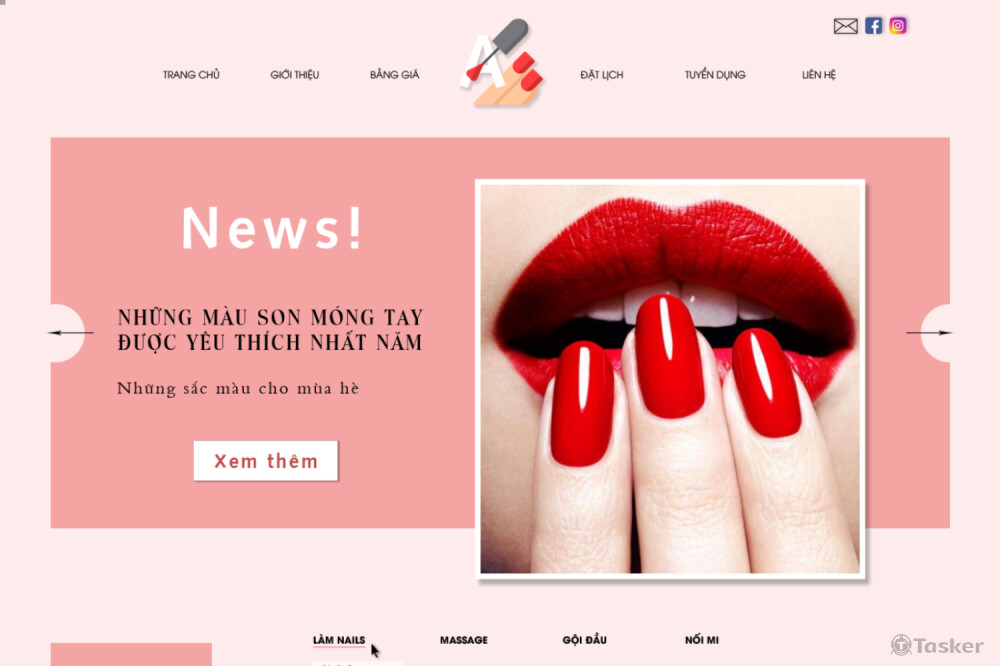 美甲教學平台開發