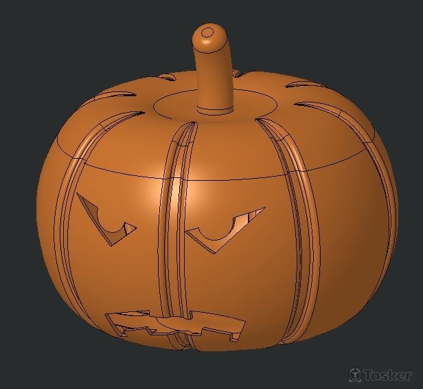萬聖節南瓜  可以放一顆糖果在裡面給要搗蛋的小朋友