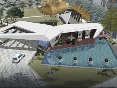 中式風格中庭提案