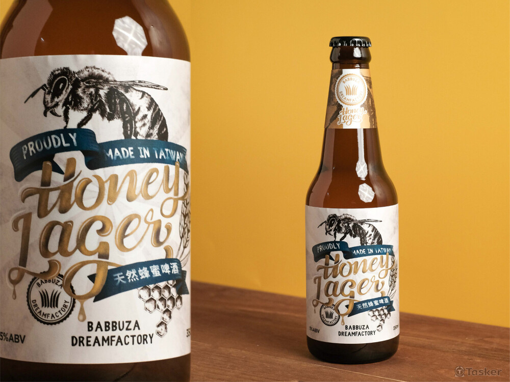 半山夢工廠｜蜂蜜啤酒 包裝視覺設計