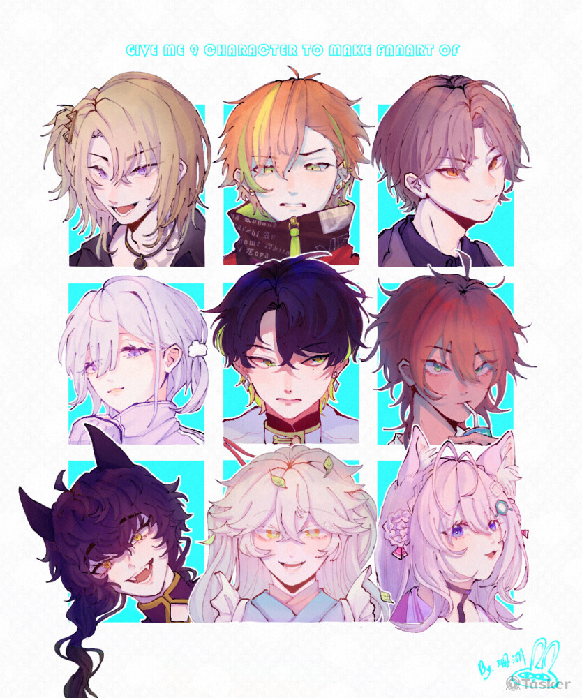 自繪 /  二創  / Vtuber以及在FB徵集別人原創角色