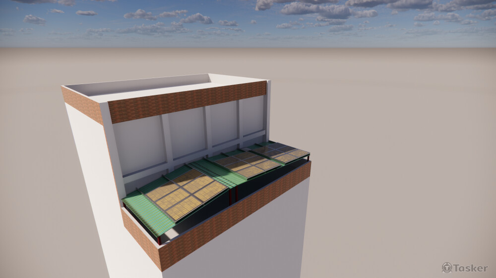 太陽能板3D鋪設設計模擬