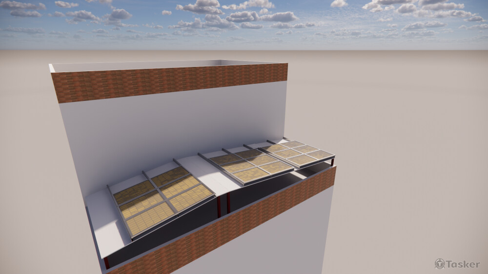 太陽能板3D鋪設設計模擬