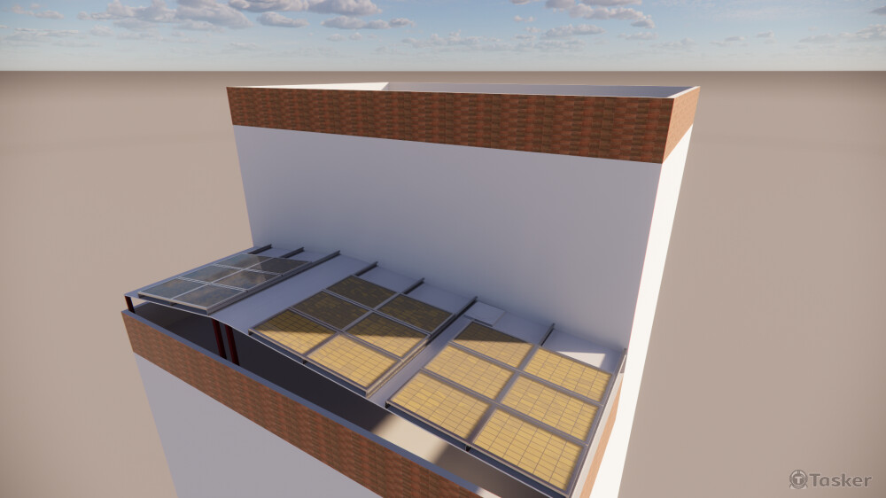 太陽能板3D鋪設設計模擬