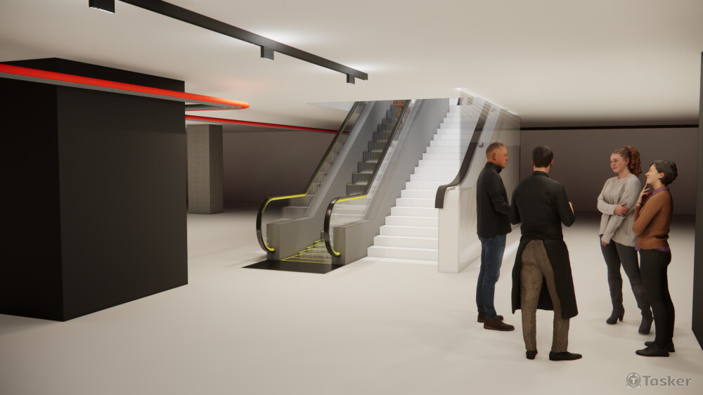 正面出入口(新增設電扶梯)