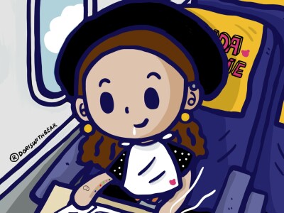 朵力與熊系列插畫作品