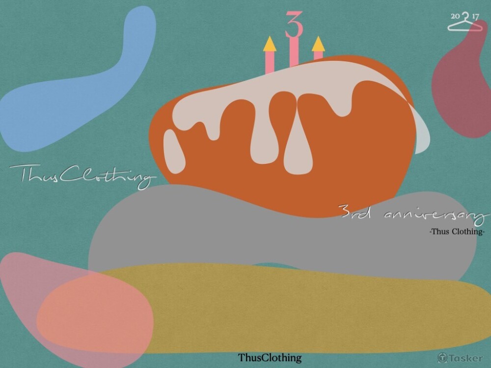 網拍服飾店週年慶卡