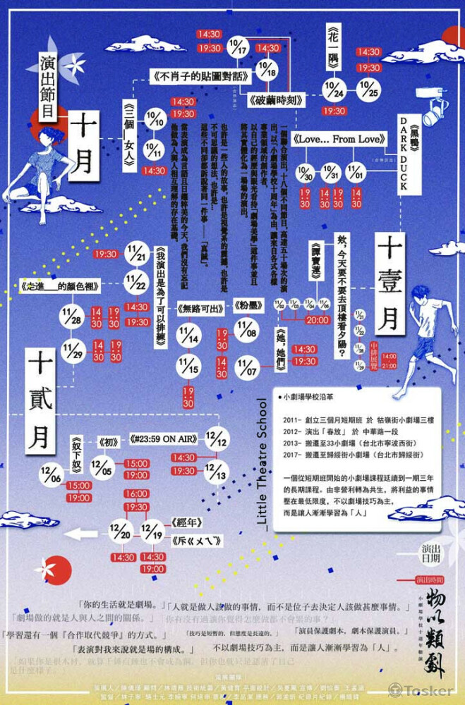 小劇場學校_物以類劇_海報反面