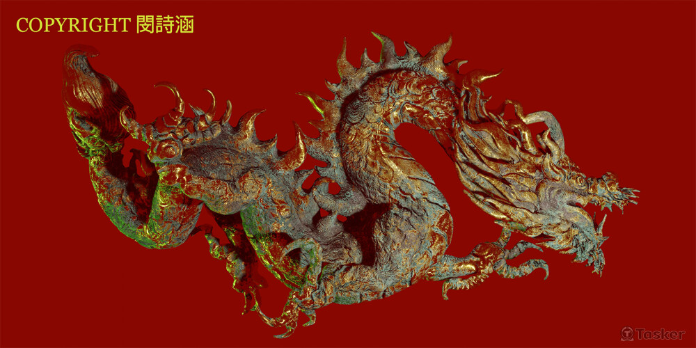 zbrush 雕刻，substance上材質