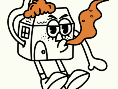 杯套設計＿山提曼小鎮