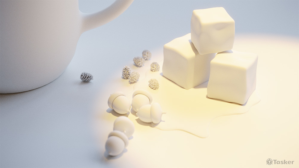 3D 擬真靜物材質渲染