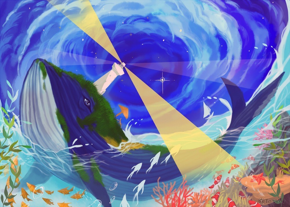 墾丁 插畫明信片(競標作品)