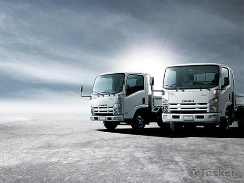 ISUZU卡車修圖合成