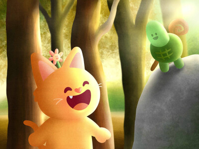 插畫｜沉默畫廊-花花冒險