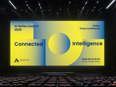 AI 科技年度新品發佈會：創新 × 連結 × 融合｜活動主視覺設計