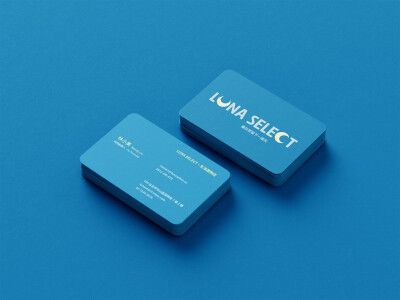 LUNA SELECT｜新創品牌‧生活風格選物店｜名片設計