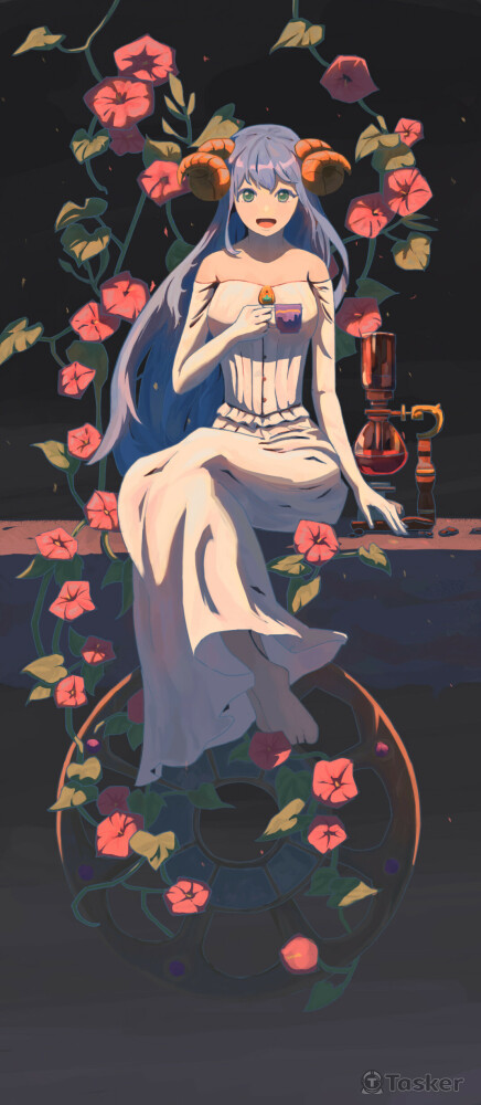 動物少女與花的邂逅系列